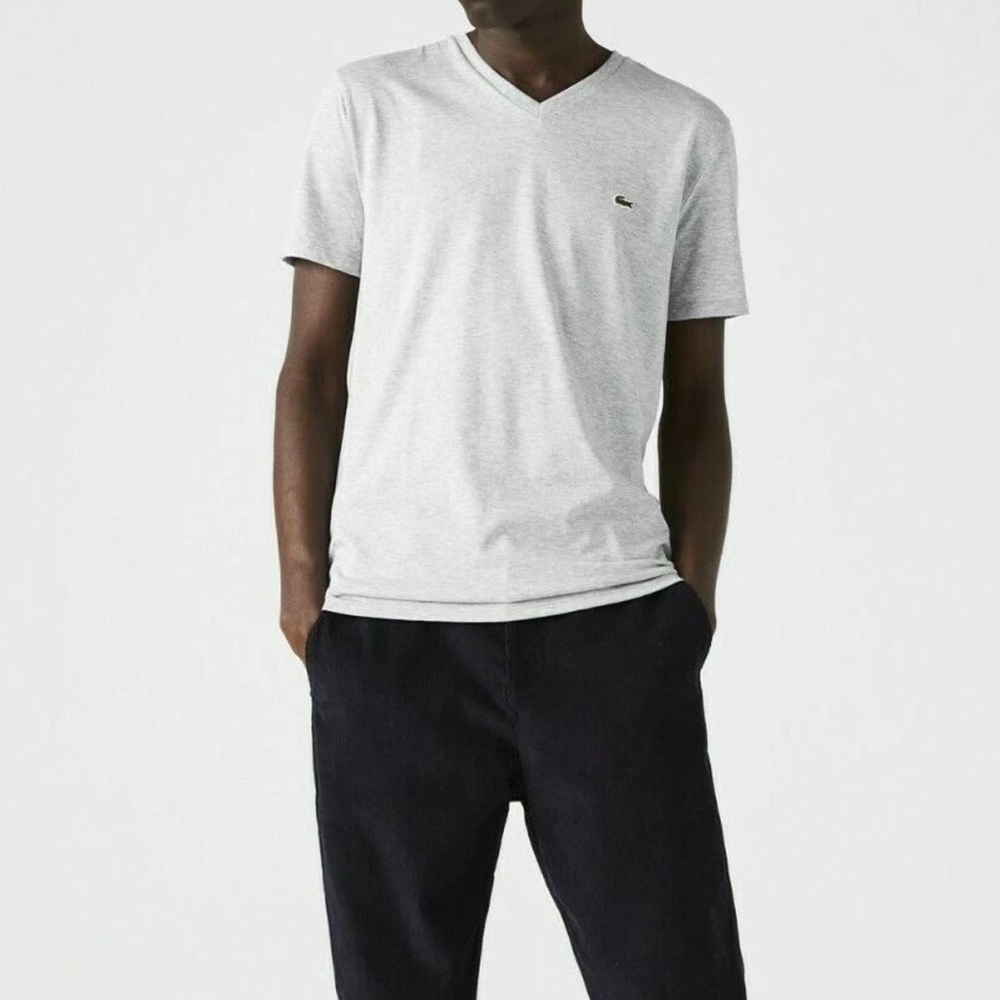 Lacoste V-neck Pima Cotton T-Shirt